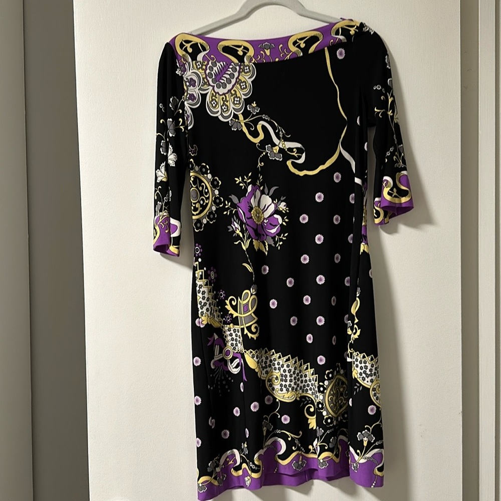 Morgan Mcfeeters Floral 3/4-Sleeve Dress
